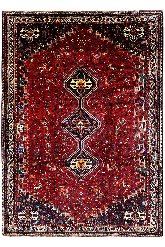  Shiraz Teppich- Qashqai (330x234 cm) - Premium Teppich from German Carpet Shop - Just €1750! Shop now at German Carpet Shop