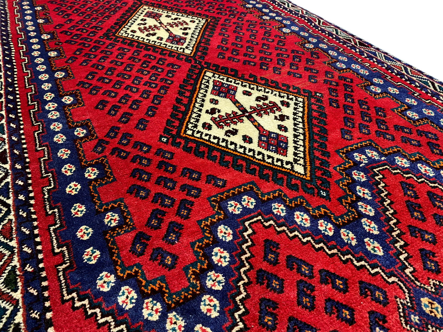 Red Sirjan Runner Carpet 280x89cm