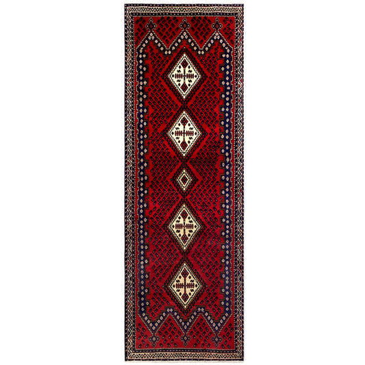 Red Sirjan Runner Carpet 280x89cm
