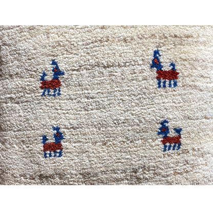 Handgeknüpftes Wollkissen – 40x40 cm - German Carpet Shop