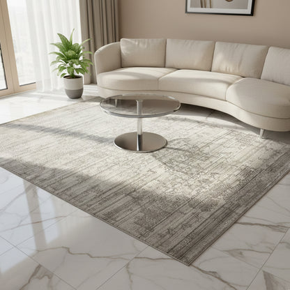 Wohnzimmer Moderner Woll-Viskose Teppich groß 337x242 cm für Wohnzimmer