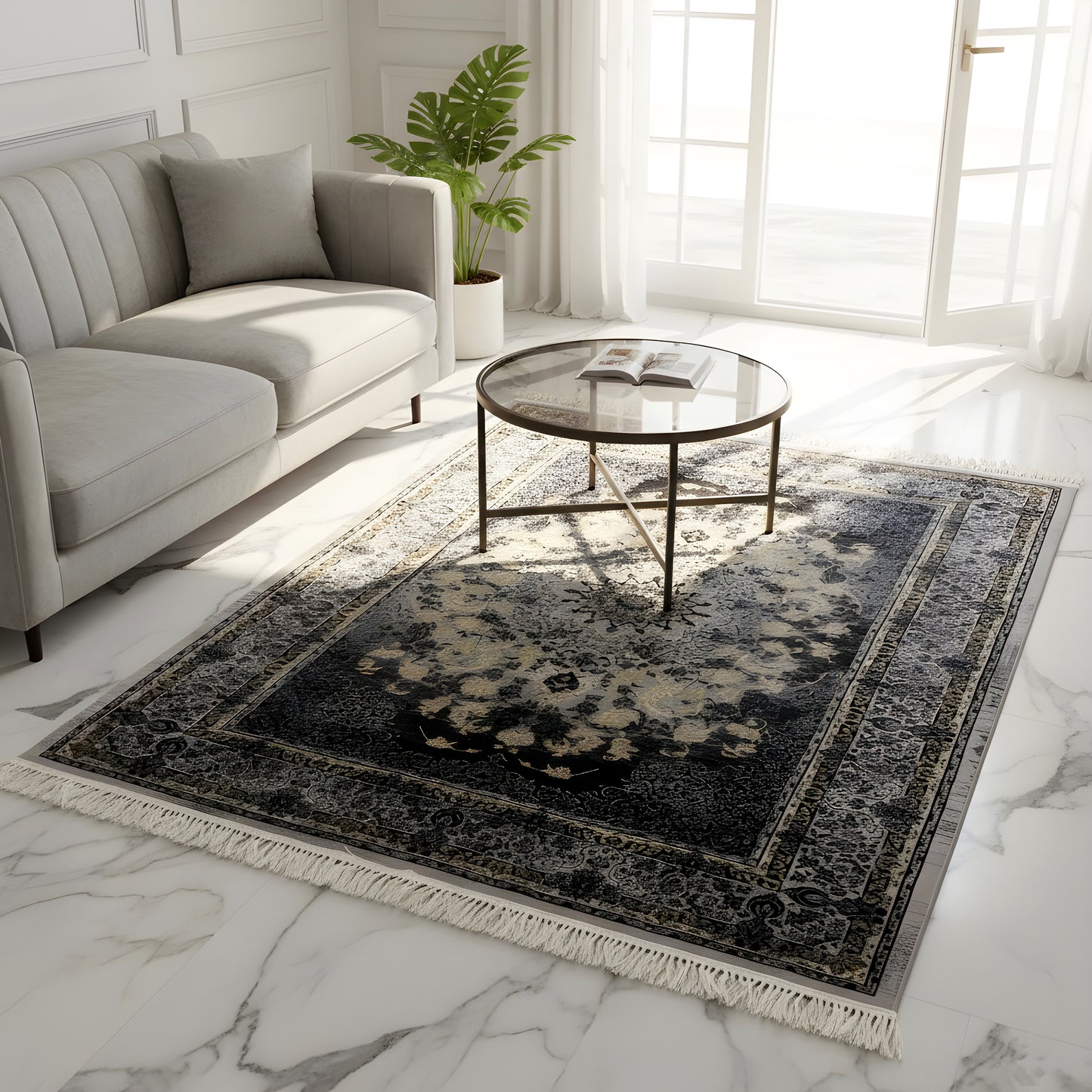 Manchester Medallion Carpet 160x230