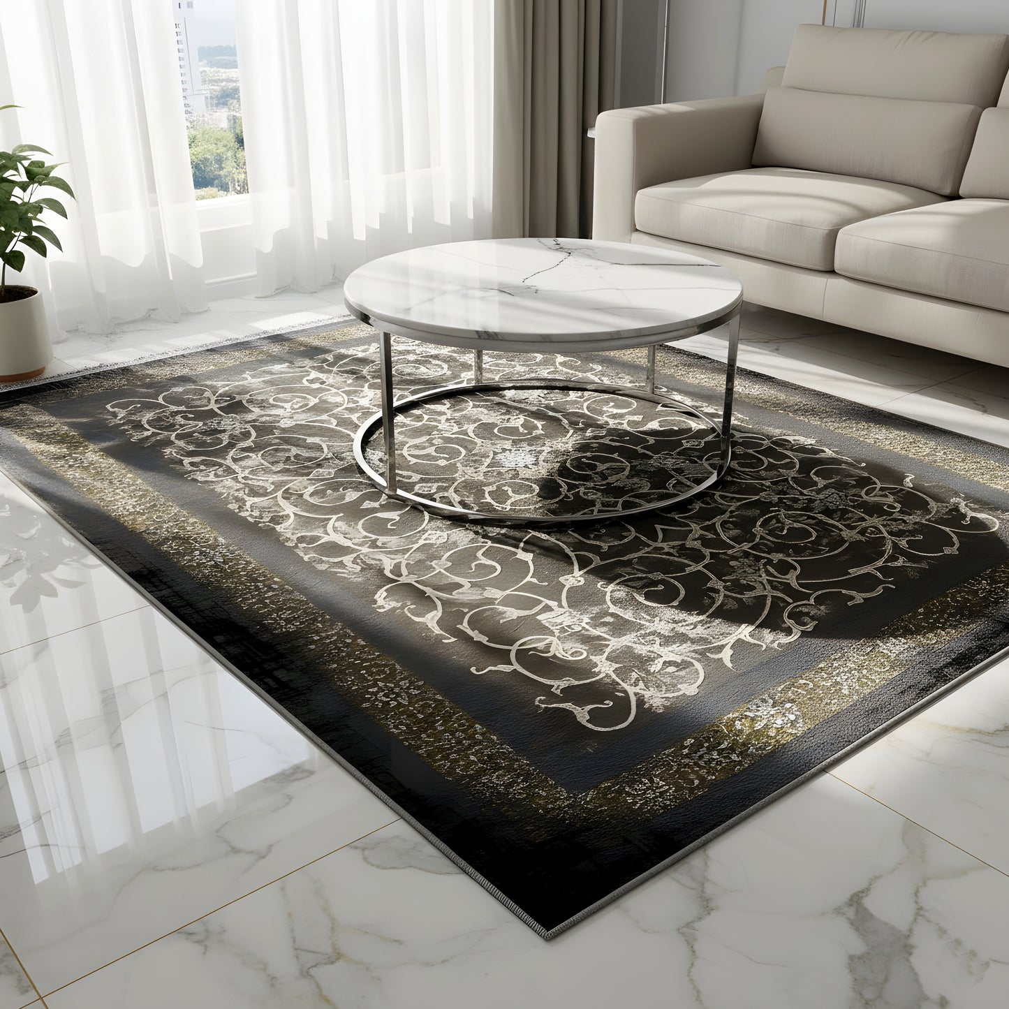 Dark grapevine 170x240cm