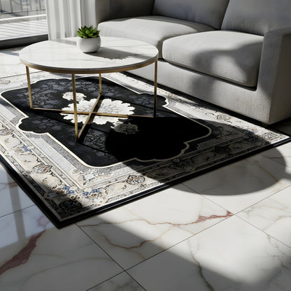 Carpet Aras Black 160x230 cm