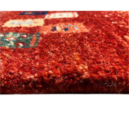 Persischer Gabbeh Teppich Rot

