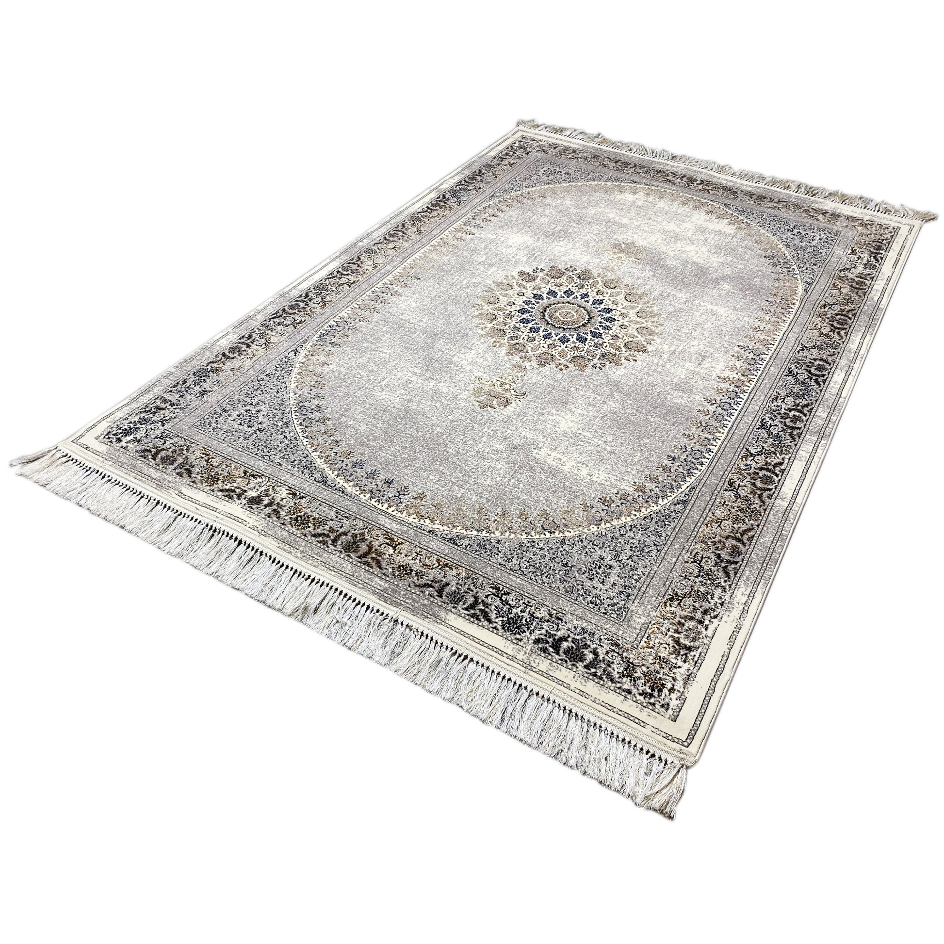 Eleganter Bodenbelag im Vintage-Design, maschinell hergestellt, aus Polypropylen