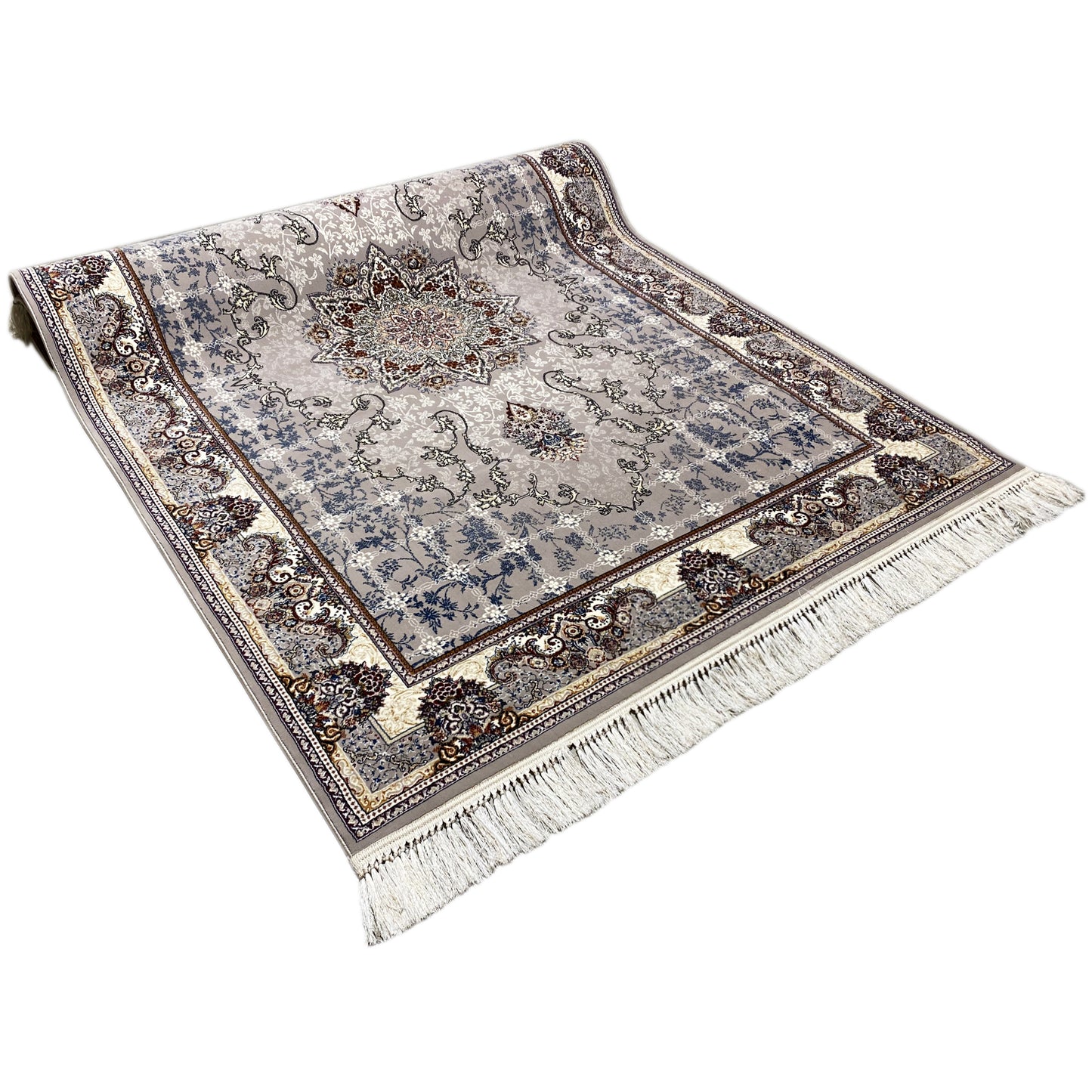 Klassischer Teppich im Nain-Stil, 160x230cm, ideal als pflegeleichter Bodenbelag