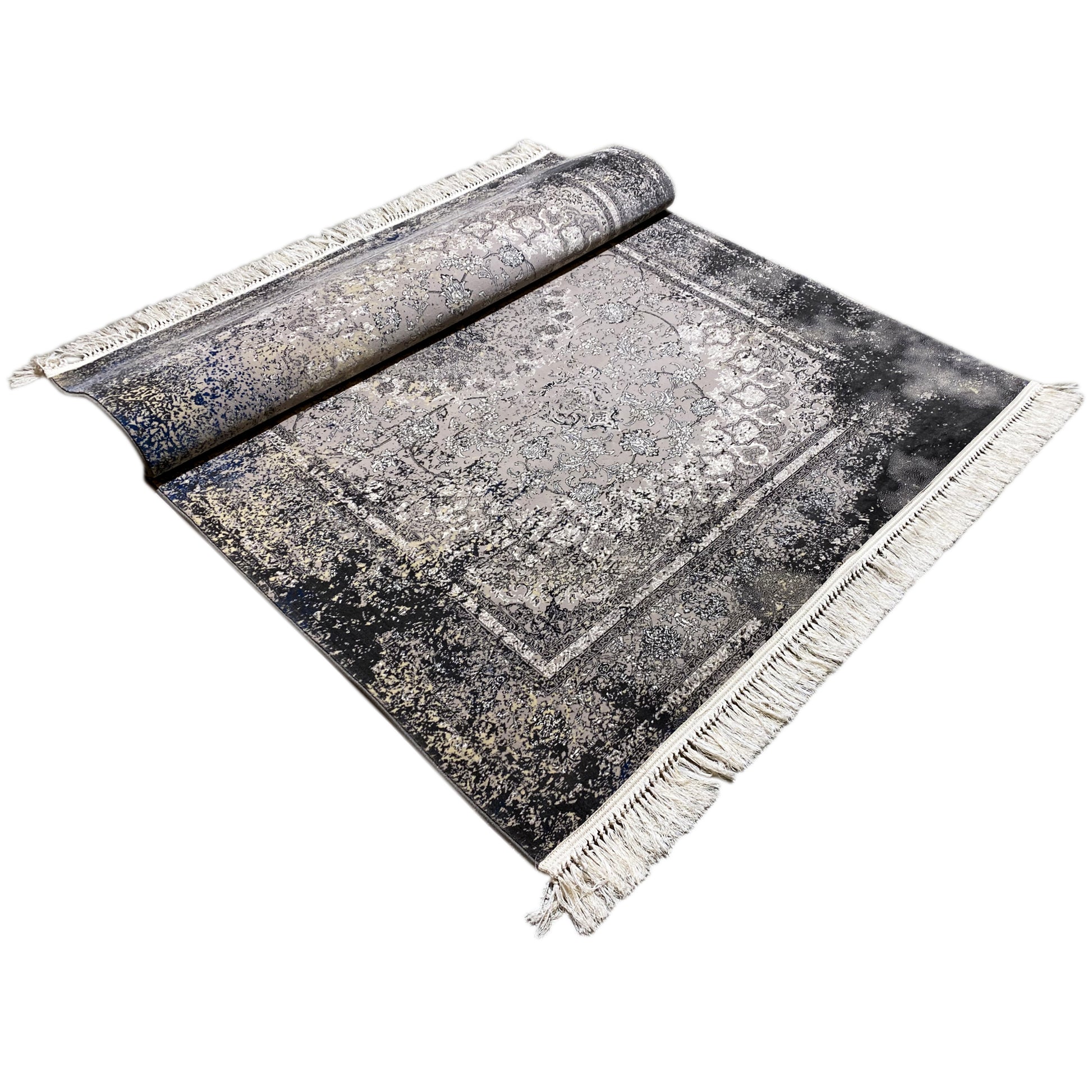 Gewebte teppich kaufen, moderne Deko, 160x230, Polypropylen, Vintage Medaillon.