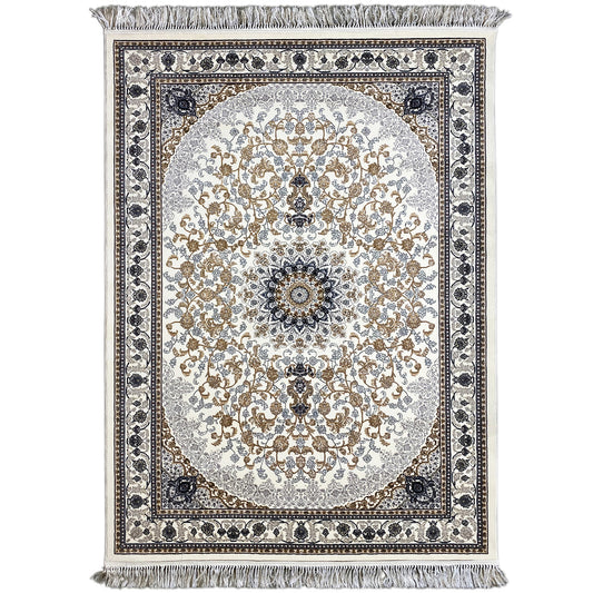 Maschinengewebter Teppich Polypropylen Creme Beige Orientalisch 160x230