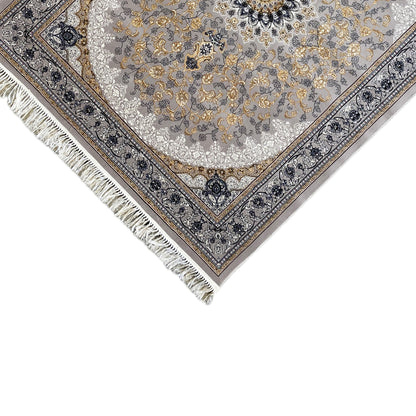 Teppich Orient Design Gewebt Grau Medaillon kaufen.