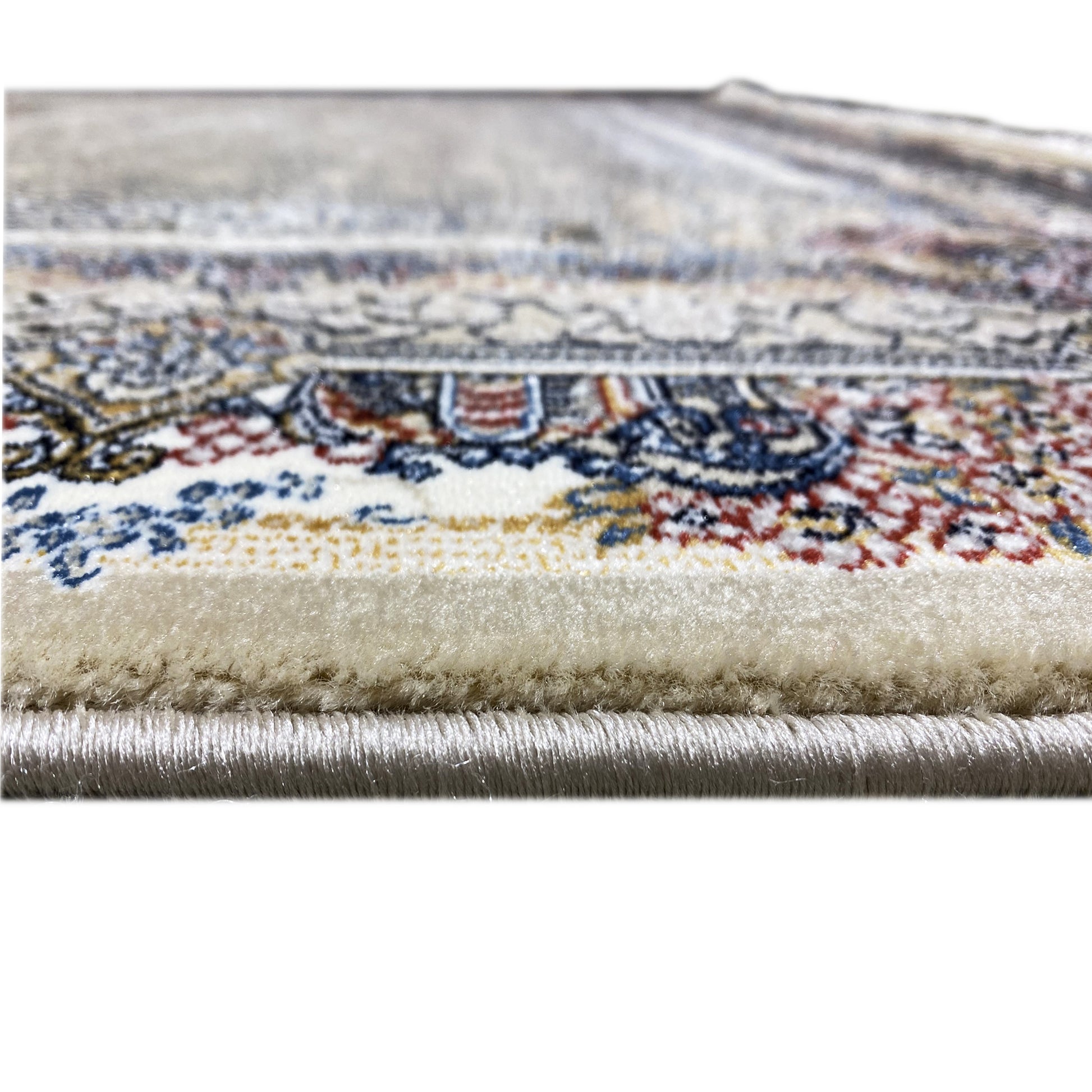 Teppich mit zentralem Medaillon Muster 160x230 pflegeleichter Kurzflor Stuttgart