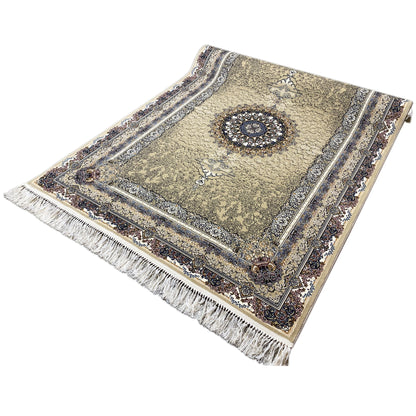 Klassischer beigefarbener Teppich 160x230 cm hitzebehandeltes Polypropylen Stuttgart