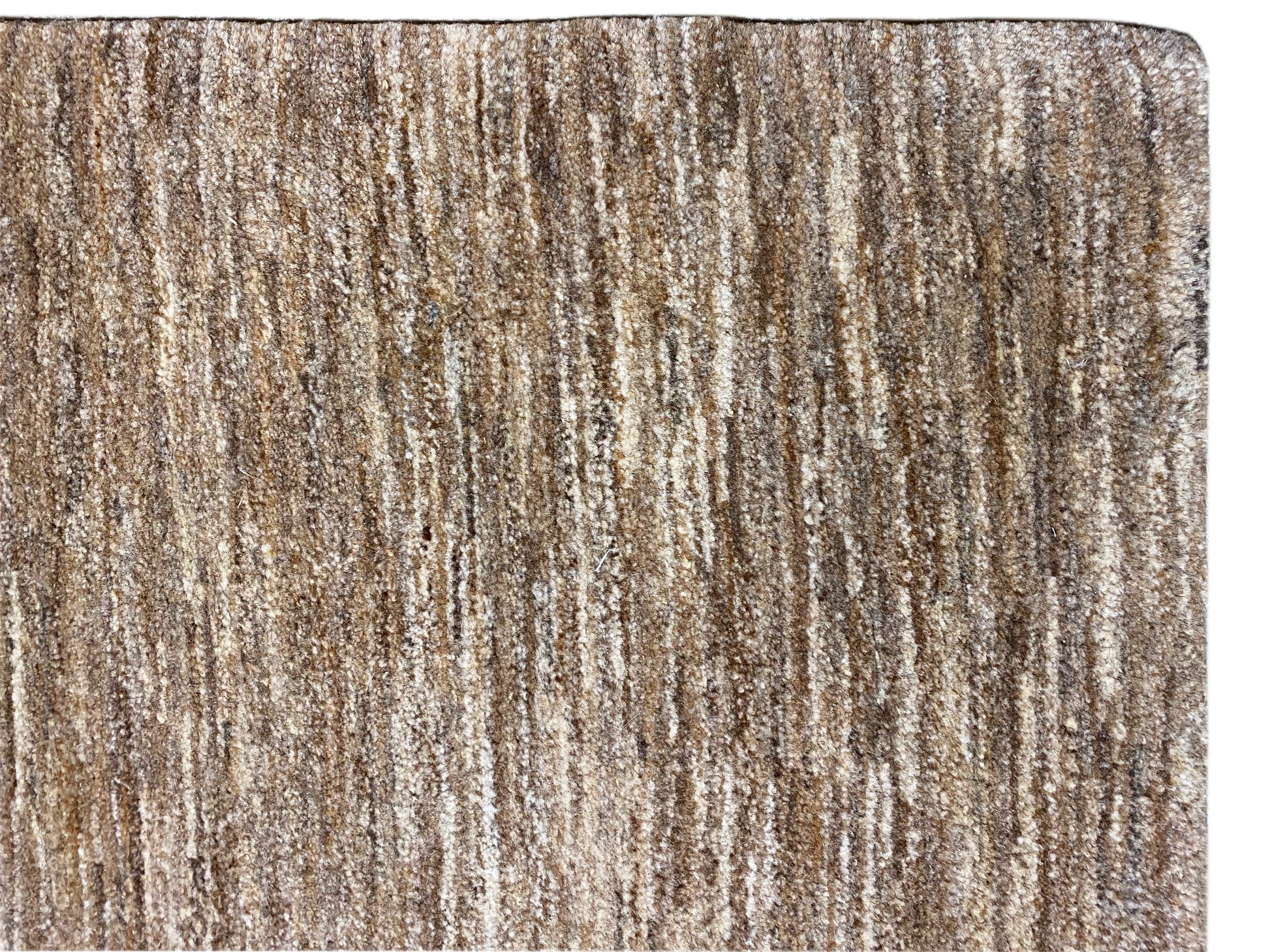 Naturfarbener Gabbeh Teppich handgefertigt