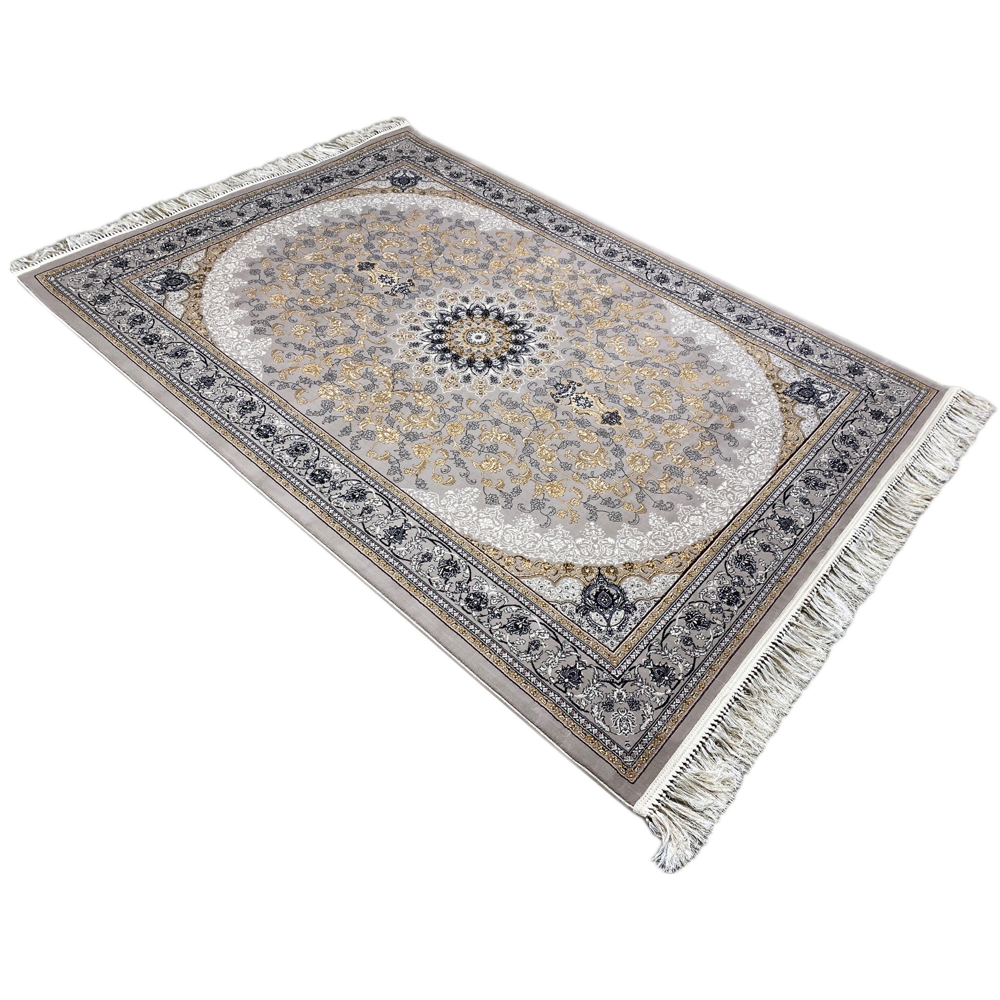 Orient Teppich Polypropylen Beige klassisch Stil.