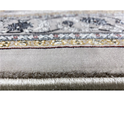 Hochwertiger Teppich Polypropylen klassisch Beige Wohnbereich.