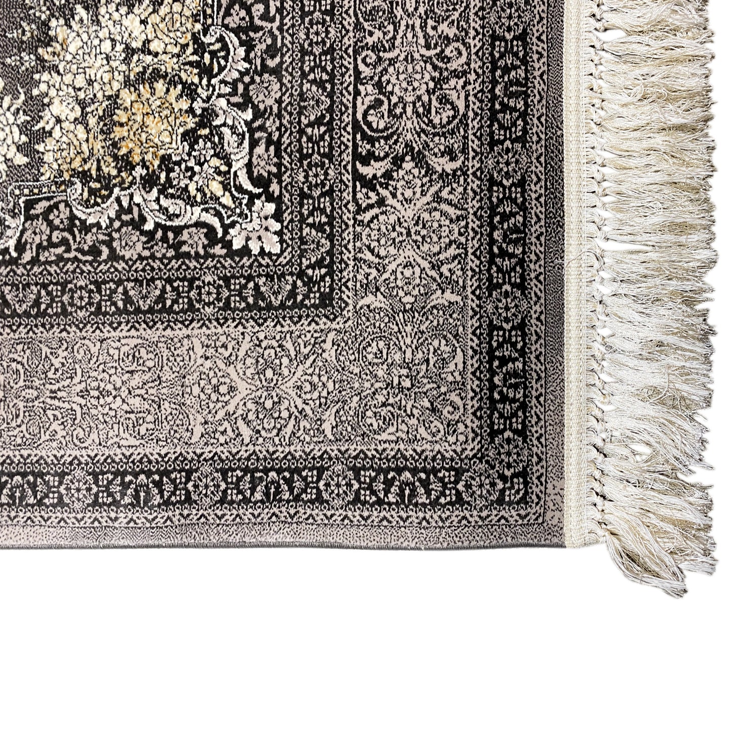 Detail der Bordüre auf dem orientalischen Teppich