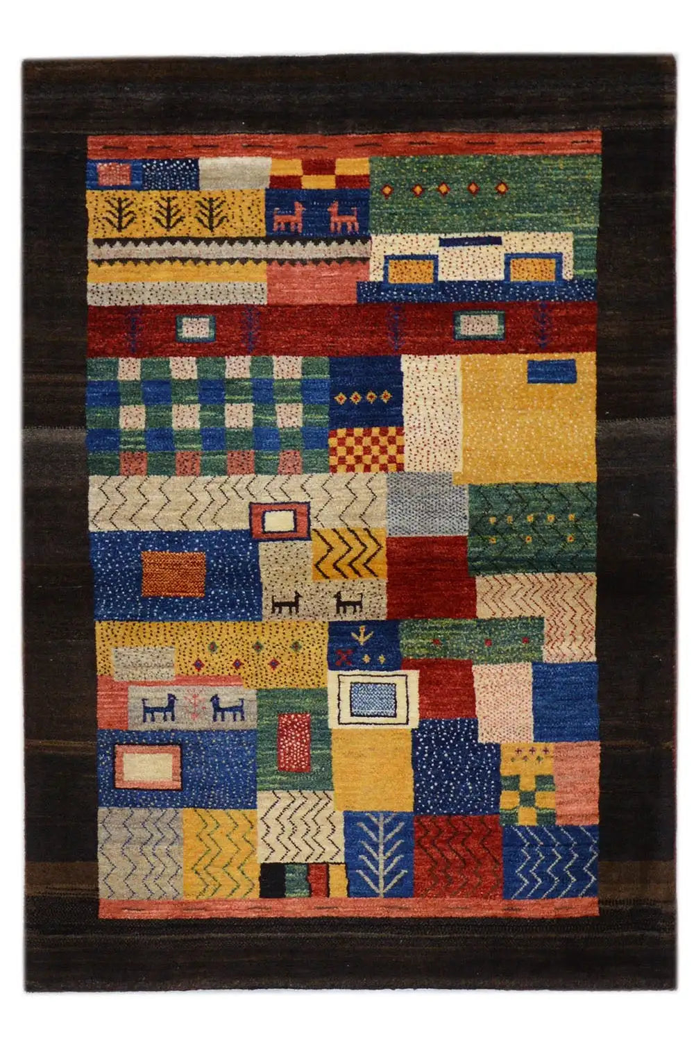  Gabbeh - 20404030662 (150x102 cm) - Premium Gabbeh from German Carpet Shop - Just €900! Shop now at German Carpet Shop