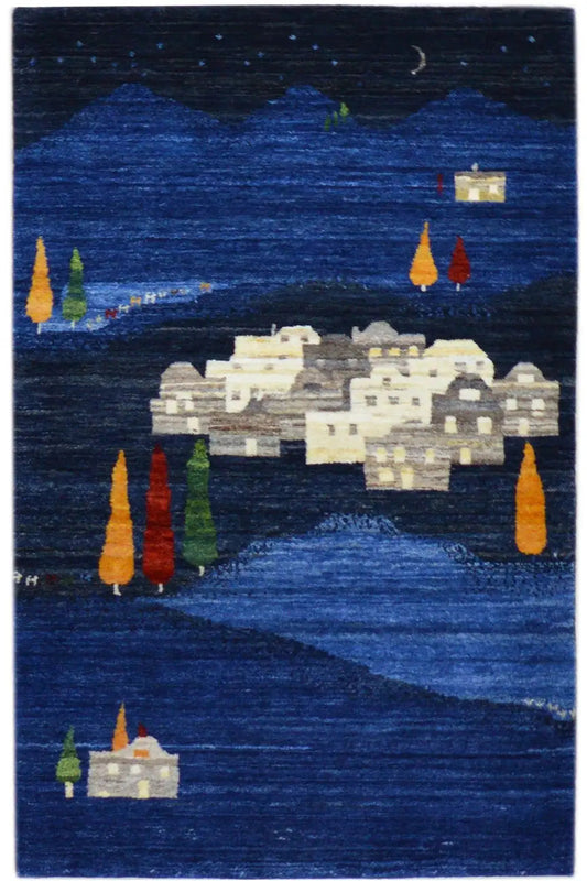  Gabbeh - (121x77 cm) - Premium Gabbeh from German Carpet Shop - Just €600! Shop now at German Carpet Shop