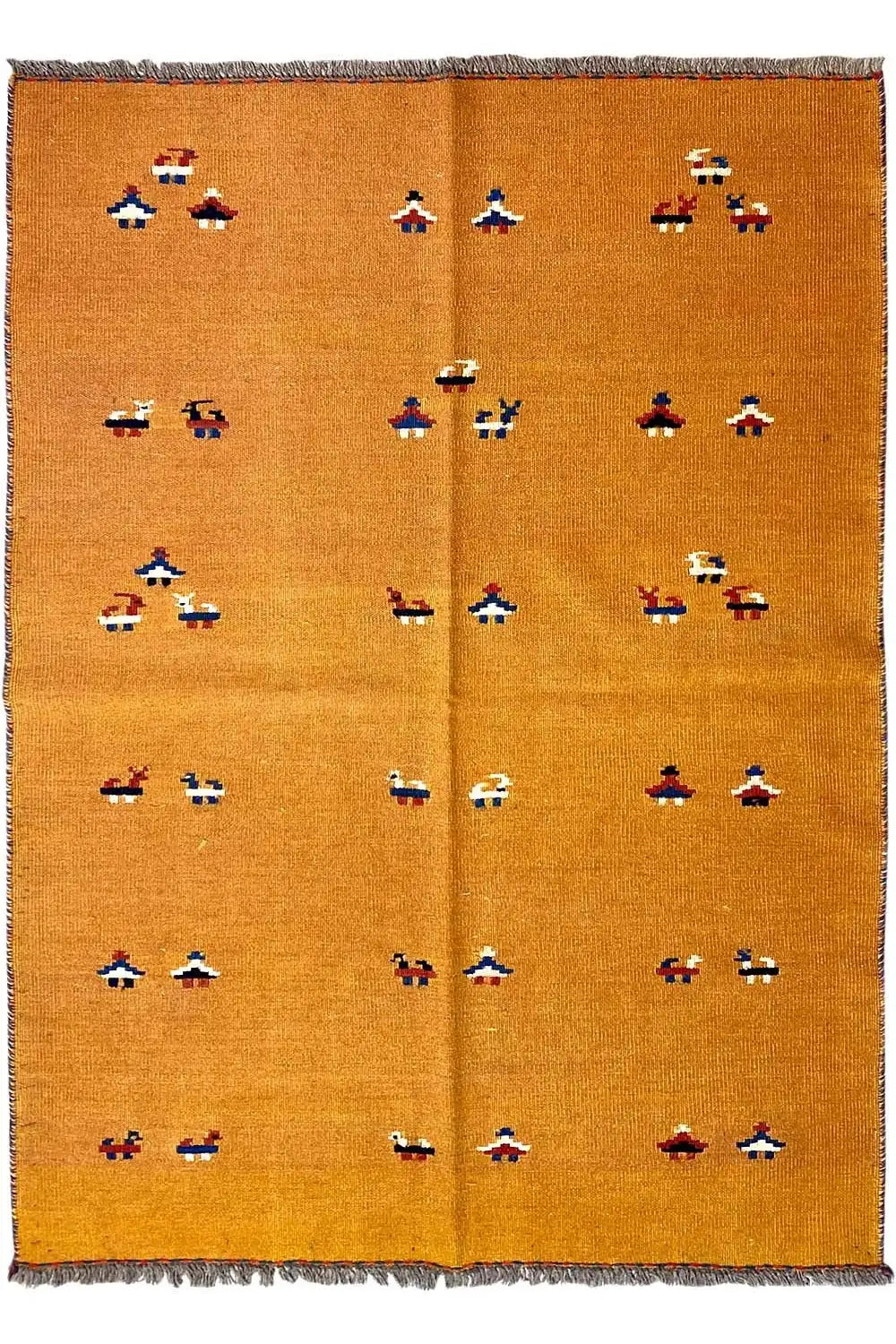 Kilim Qashqai -2124 (150x100cm) - German Carpet Shop