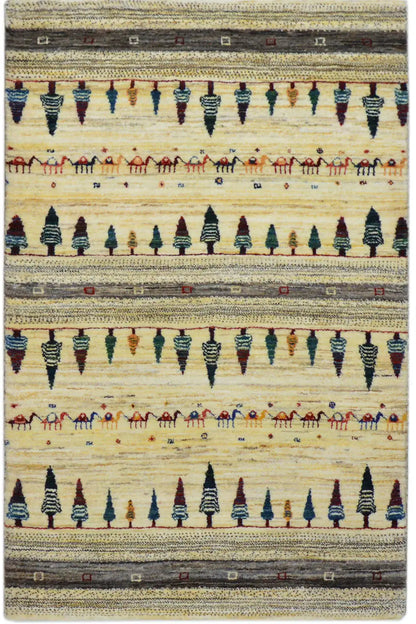  Gabbeh - (123x78 cm) - Premium Gabbeh from German Carpet Shop - Just €600! Shop now at German Carpet Shop