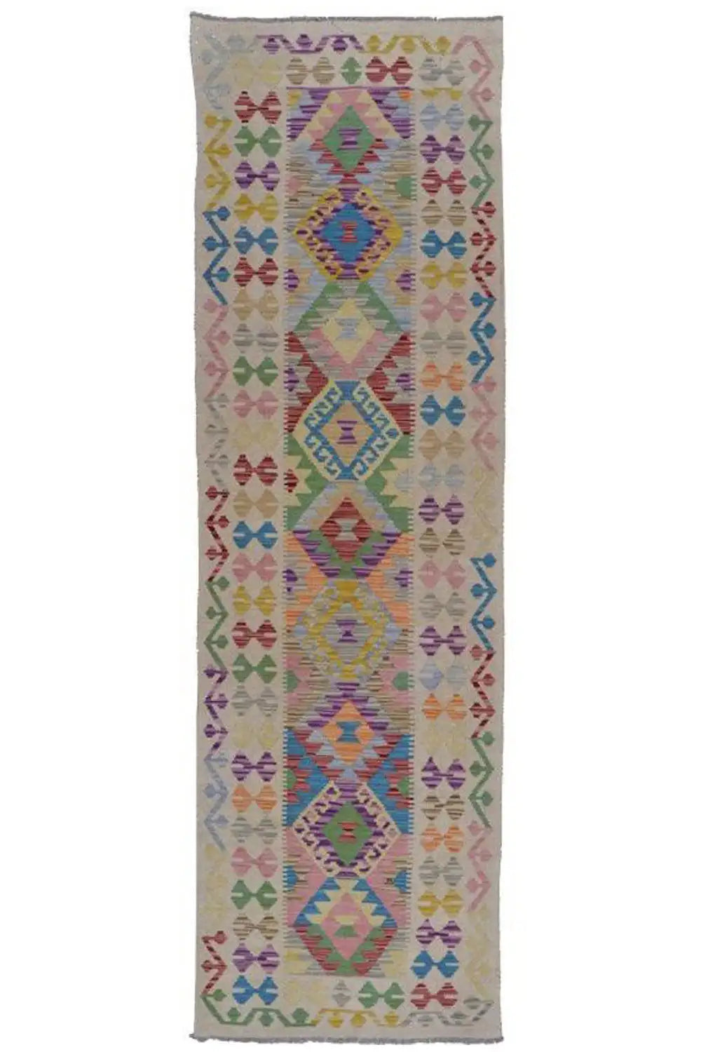  Kelim - Afghan (289x86 cm) - Premium Kelim from German Carpet Shop - Just €189! Shop now at German Carpet Shop