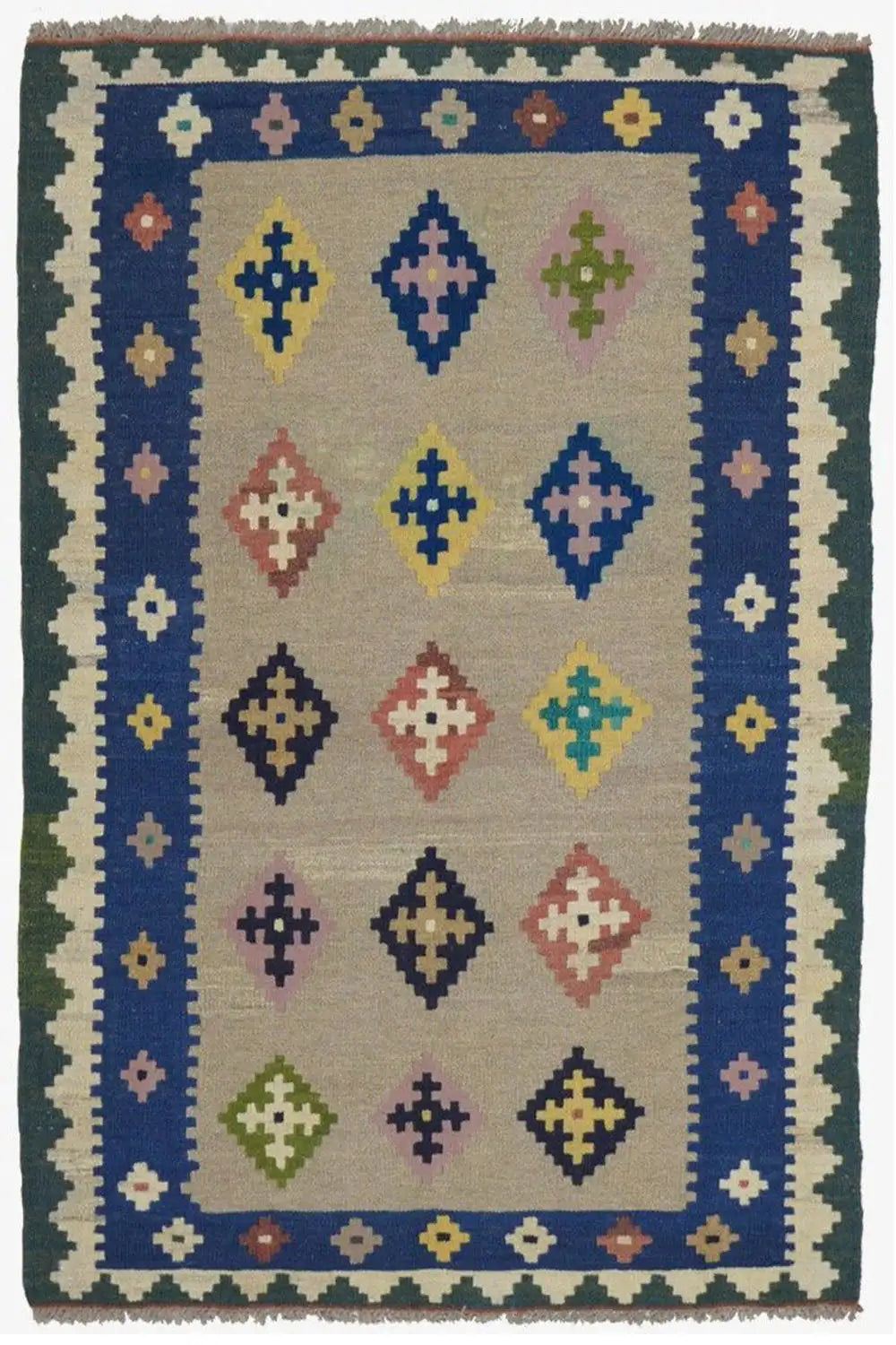 Kilim Qashqai - Multicolor 9500597 149x98 cm - German Carpet Shop