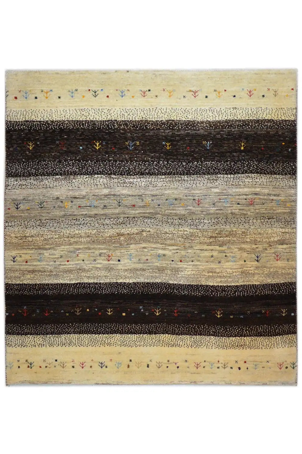  Gabbeh - (122x116 cm) - Premium Gabbeh from German Carpet Shop - Just €720! Shop now at German Carpet Shop