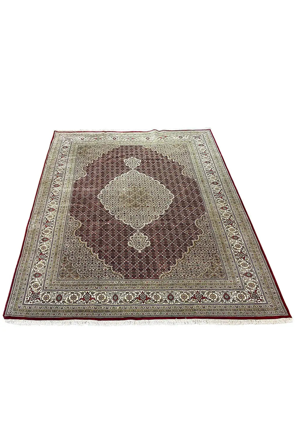  Indo Täbriz Teppich - 31445 (253x308cm) - Premium Mahi from German Carpet Shop - Just €1950! Shop now at German Carpet Shop