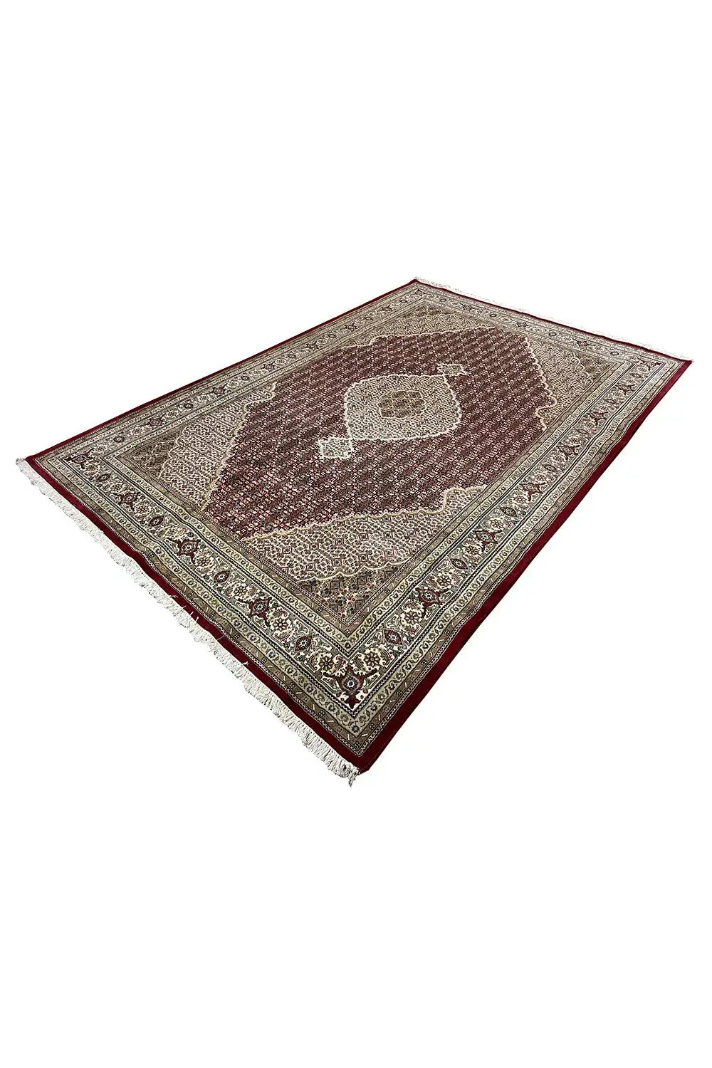  Indo Täbriz Teppich - 31447 (301x200 cm) - Premium Mahi from German Carpet Shop - Just €1500! Shop now at German Carpet Shop