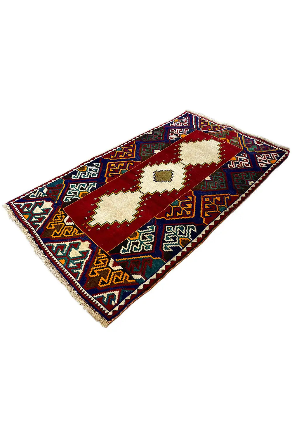  Löwen Gabbeh Teppich  -  3498955814 (179x106 cm) - Premium Löwen Gabbeh from German Carpet Shop - Just €500! Shop now at German Carpet Shop