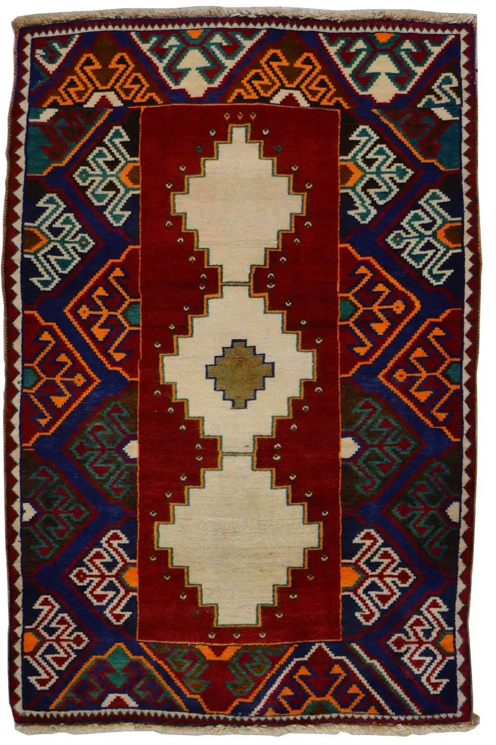  Löwen Gabbeh Teppich  -  3498955814 (179x106 cm) - Premium Löwen Gabbeh from German Carpet Shop - Just €500! Shop now at German Carpet Shop