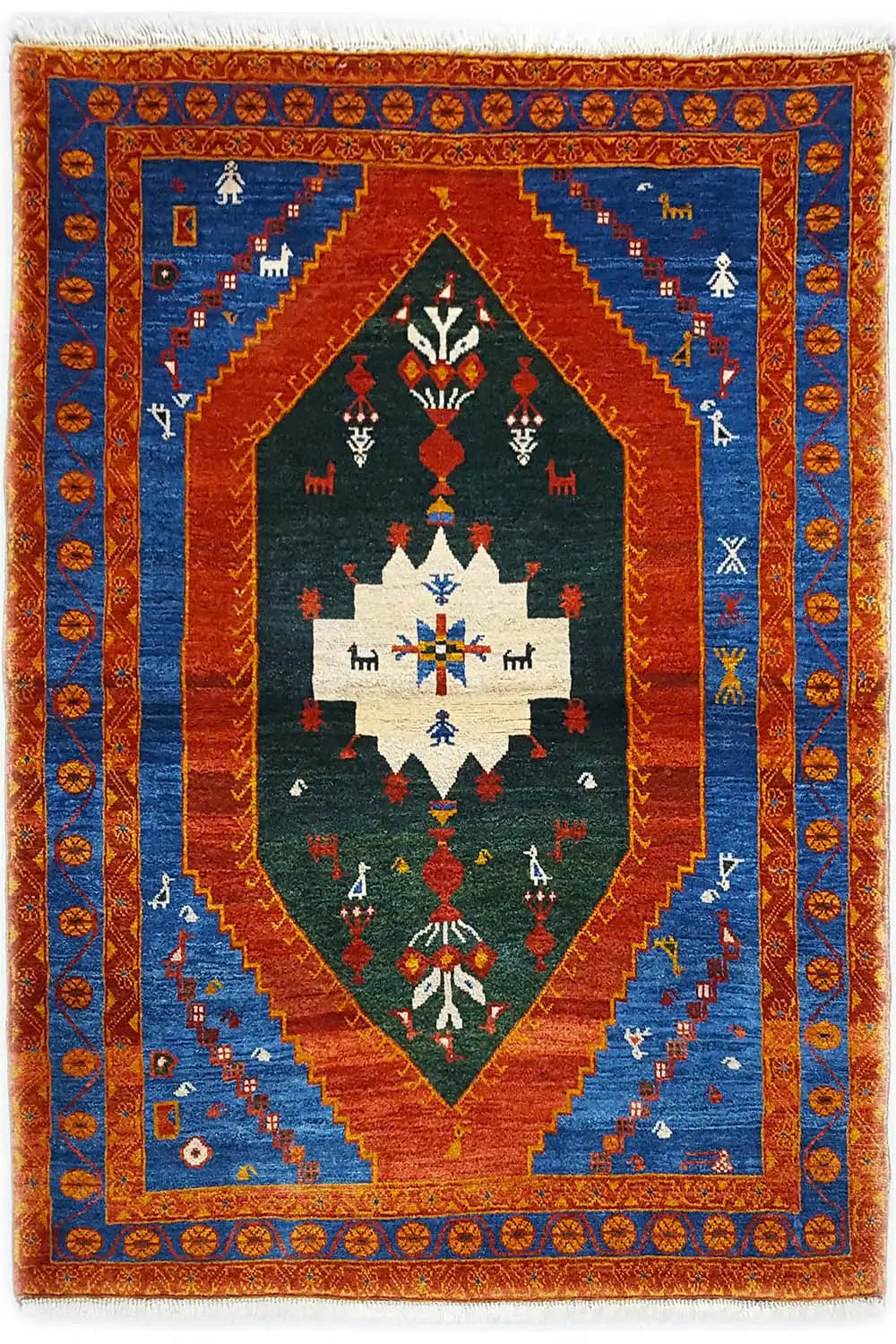  Gabbeh - Lori (150x114 cm) - Premium Teppich from German Carpet Shop - Just €640! Shop now at German Carpet Shop