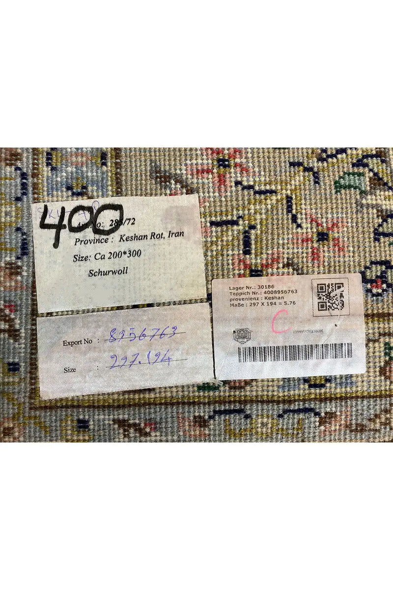 Keshan - 400895676330186 (297x194cm) - German Carpet Shop