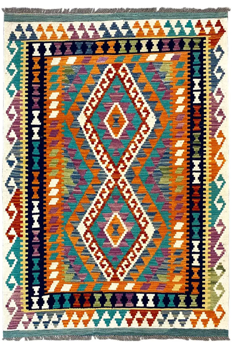 Kelim Afghan - (150x101cm) - German Carpet Shop