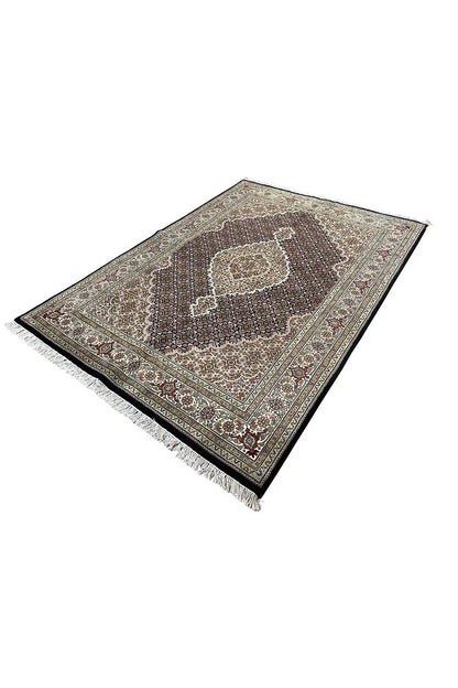  Indo Täbriz Teppich - 1019407 (167x242 cm) - Premium Mahi Bidjar from German Carpet Shop - Just €800! Shop now at German Carpet Shop