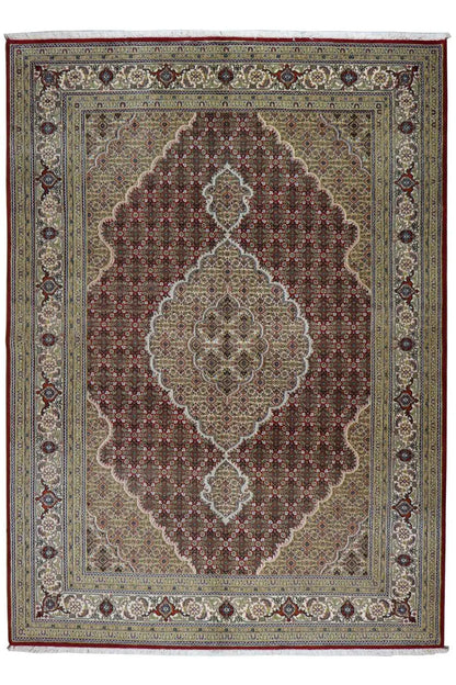  Indo Täbriz Teppich - 519389 (248x172 cm) - Premium Mahi from German Carpet Shop - Just €990! Shop now at German Carpet Shop