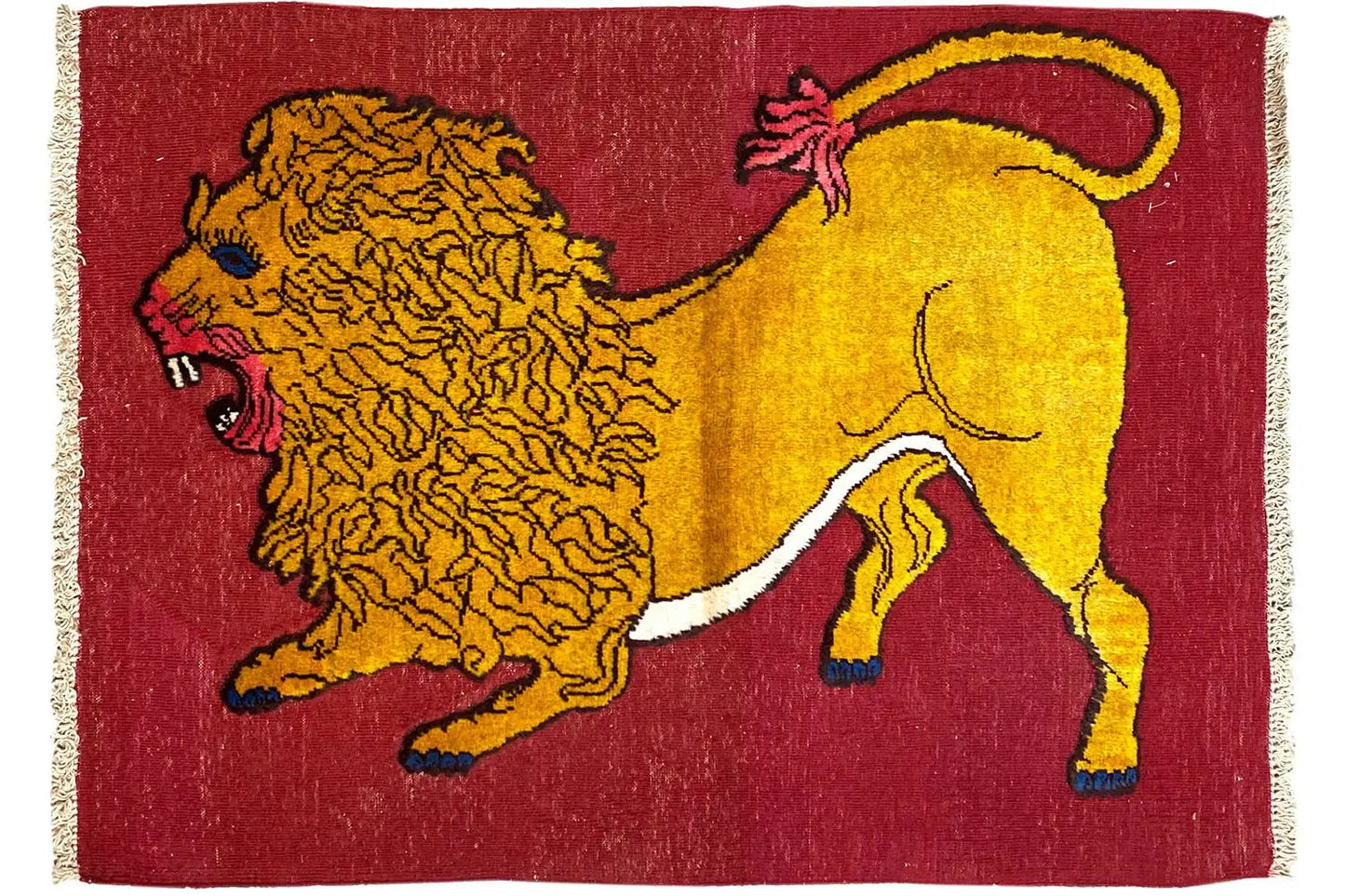  Soumakh - Lion 700004  (114x82 cm) - Premium Soumakh from German Carpet Shop - Just €350! Shop now at German Carpet Shop