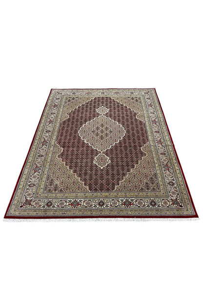  Indo Täbriz Teppich- 719393 (275x186 cm) - Premium Mahi from German Carpet Shop - Just €1299! Shop now at German Carpet Shop