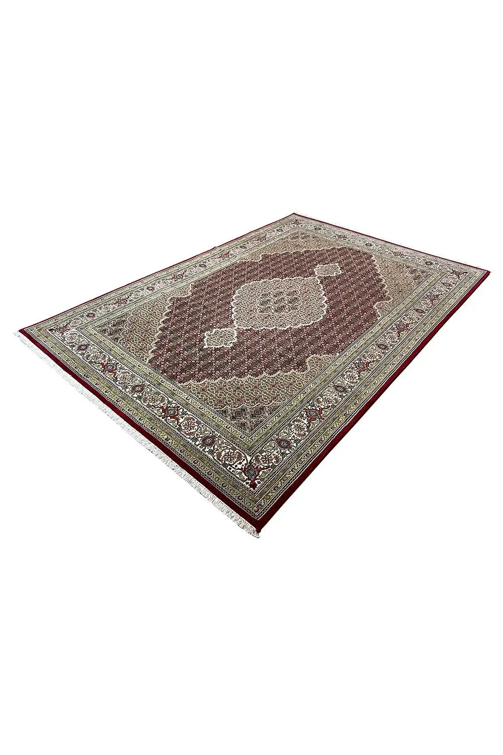  Indo Täbriz Teppich- 719393 (275x186 cm) - Premium Mahi from German Carpet Shop - Just €1299! Shop now at German Carpet Shop
