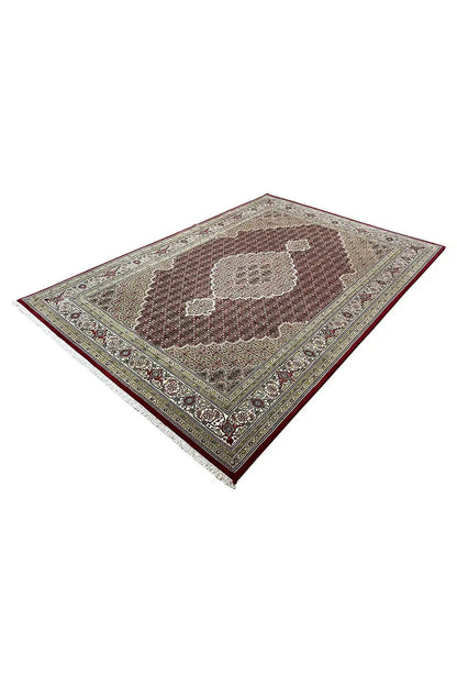  Indo Täbriz Teppich- 719393 (275x186 cm) - Premium Mahi from German Carpet Shop - Just €1299! Shop now at German Carpet Shop