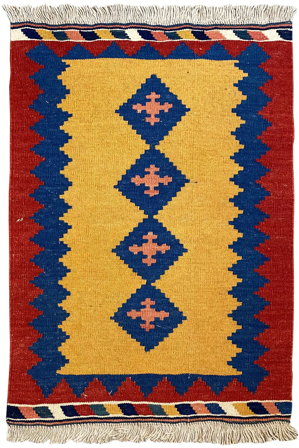 Kilim Qashqai - 802420 (88X58cm) - German Carpet Shop