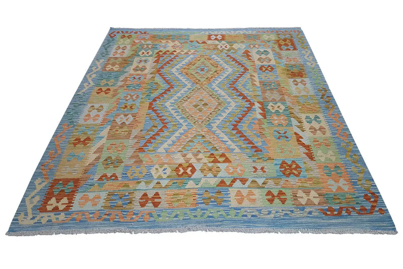 Kelim Afghan - 8565 (159x200cm) - German Carpet Shop