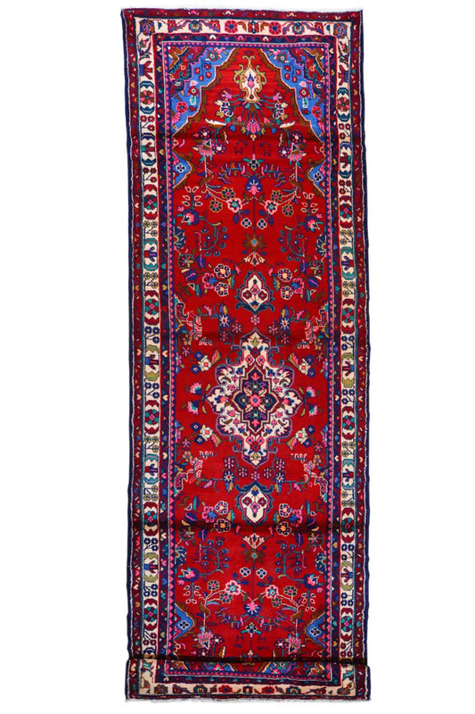  Hamadan - Läufer (340x101cm) - Premium Teppich from German Carpet Shop - Just €275! Shop now at German Carpet Shop