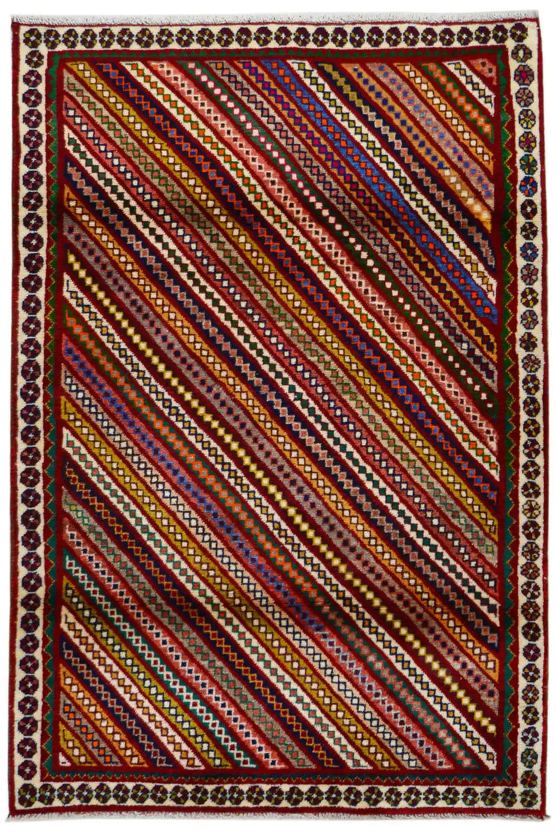 Gabbeh - Striped (171x112cm) - German Carpet Shop