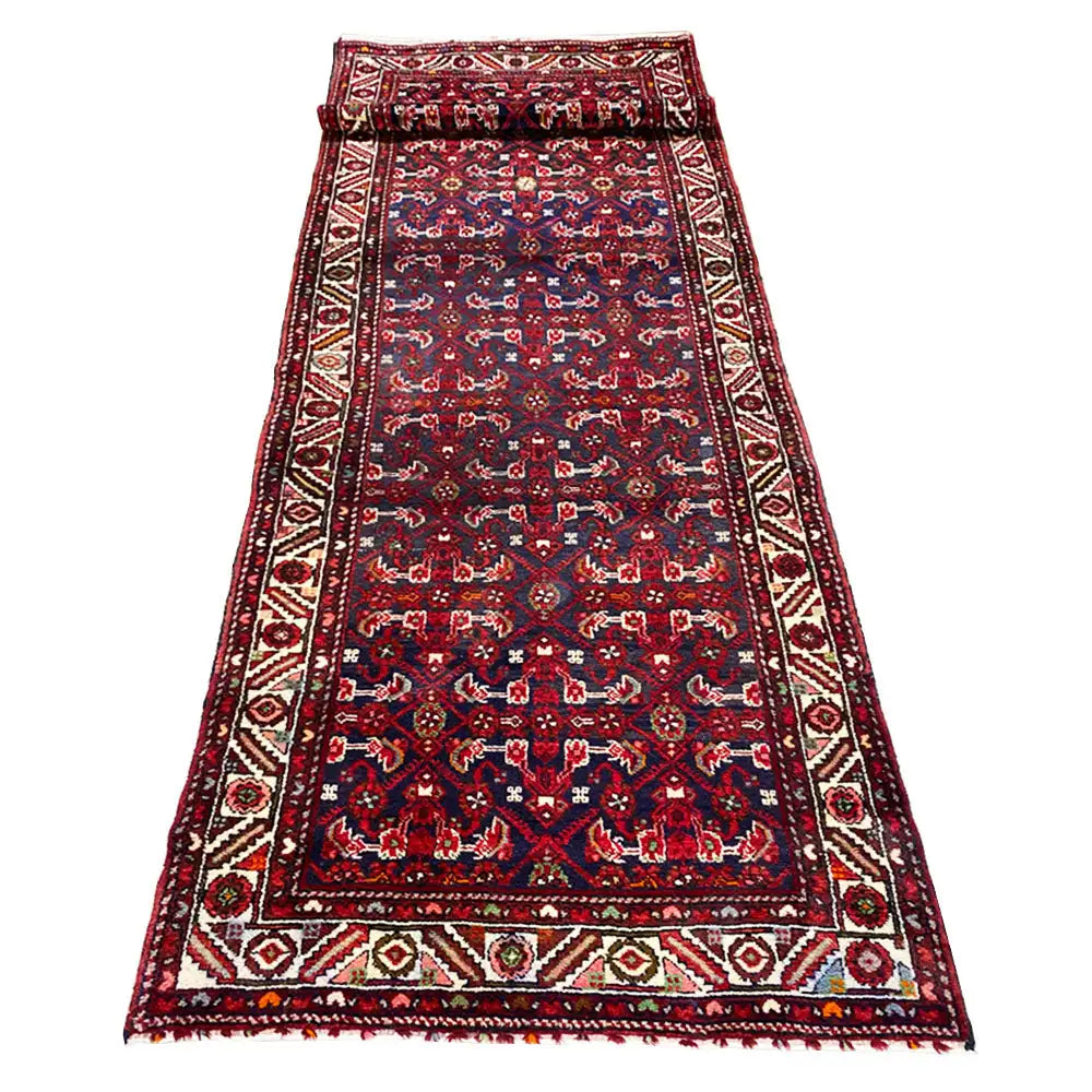  Hamadan - Läufer (427x117cm) - Premium Teppich from German Carpet Shop - Just €349! Shop now at German Carpet Shop