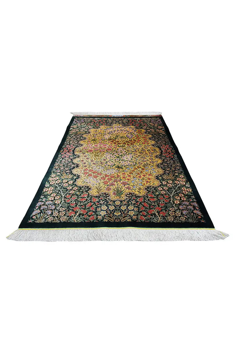 Ghom Seide Teppich - 900846 (123x79cm) - German Carpet Shop
