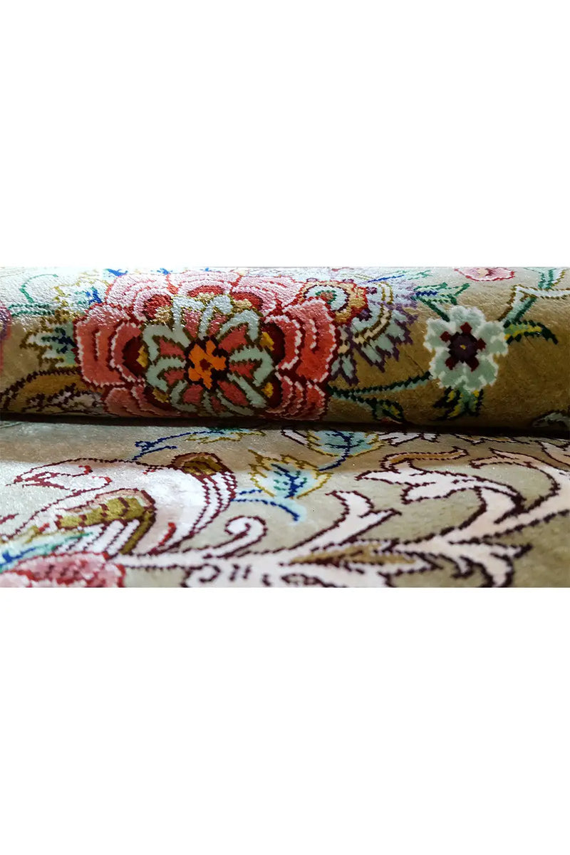 Ghom Seide Teppich - 904736 (195x53cm) - German Carpet Shop