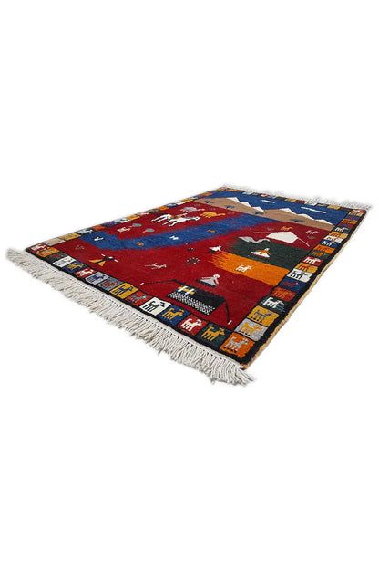  Gabbeh - Lori 905378 (120x82 cm) - Premium Teppich from German Carpet Shop - Just €375! Shop now at German Carpet Shop