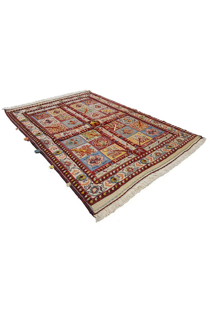  Soumakh (140x100cm) - Premium Soumakh from German Carpet Shop - Just €607! Shop now at German Carpet Shop