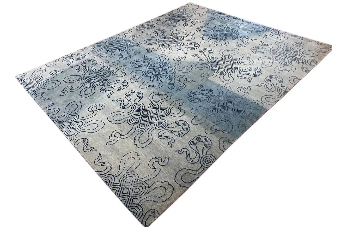 Designer-Teppich - Bo Hamsa (315x252cm) | Blue - German Carpet Shop